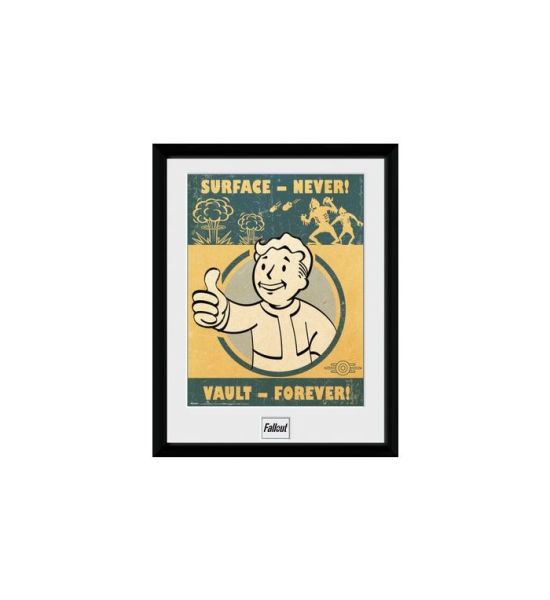 Fallout 4: Vault Forever Framed Print (30x40cm)