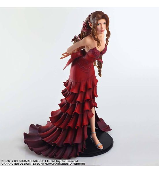 Final Fantasy VII Remake: Aerith Gainsborough Static Arts Gallery Statue Dress Ver. (24cm)