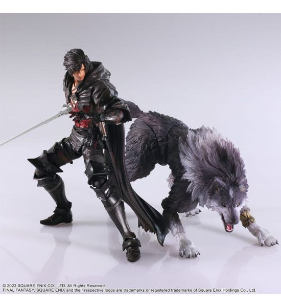 Final Fantasy XVI: Clive Rosfield & Torgal Bring Arts Action Figure Set Preorder