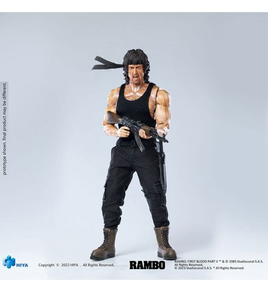 First Blood II: John Rambo Exquisite Super Series Action Figure 1/12 (16cm) Preorder