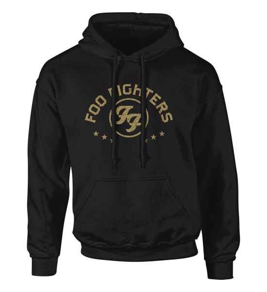 Foo Fighters: Arched Stars - Black Pullover Hoodie