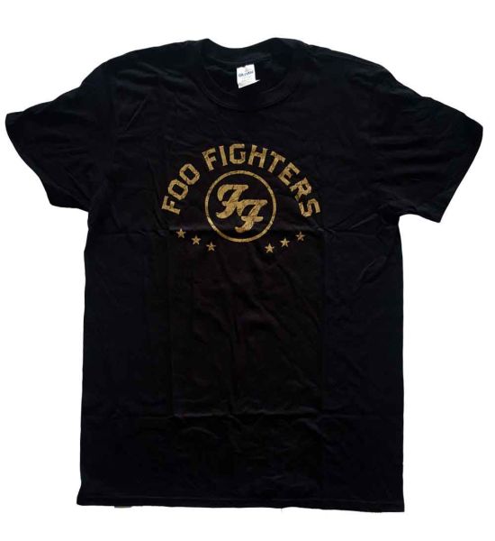 Foo Fighters: Arched Stars - Black T-Shirt