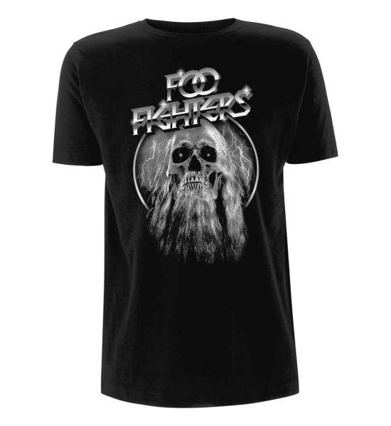 Foo Fighters: Bearded Skull - Black T-Shirt