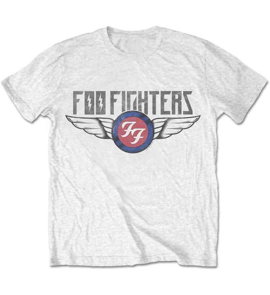 Foo Fighters: Flash Wings - White T-Shirt