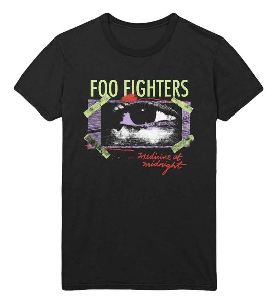 Foo Fighters: Medicine At Midnight Taped - Black T-Shirt