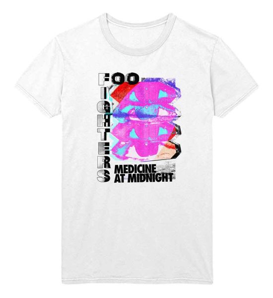 Foo Fighters: Medicine At Midnight Tilt - White T-Shirt