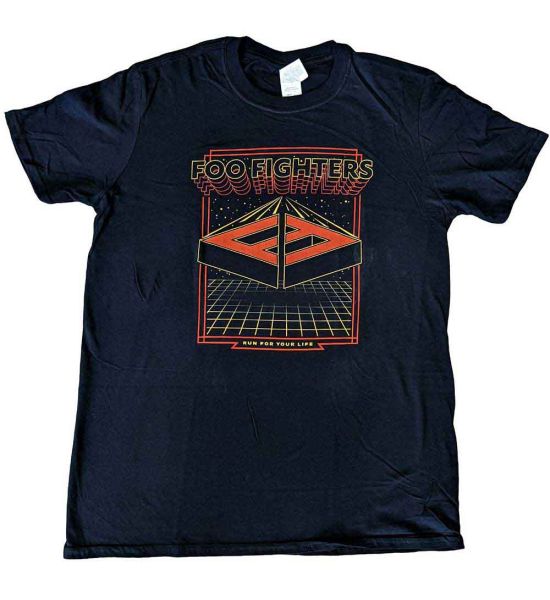 Foo Fighters: Run - Black T-Shirt