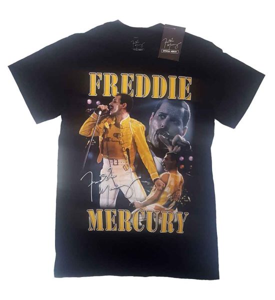 Freddie Mercury: Live Homage - Black T-Shirt