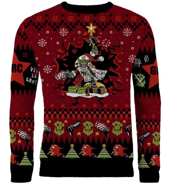 Warhammer 40,000: Armed and Dangerous Red Gobbo Ugly Christmas Sweater/Jumper