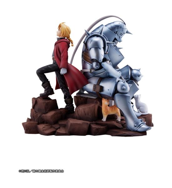 Fullmetal Alchemist: Brotherhood - Edward Elric & Alphonse Elric PVC Statue (24cm) Preorder