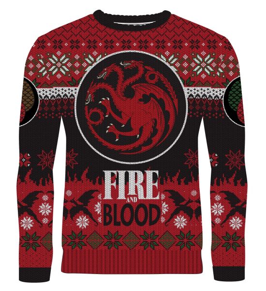 Game Of Thrones: Fire & Blood Targaryen Ugly Christmas Sweater