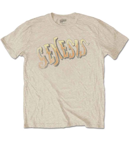 Genesis: Vintage Logo - Golden - Sand T-Shirt