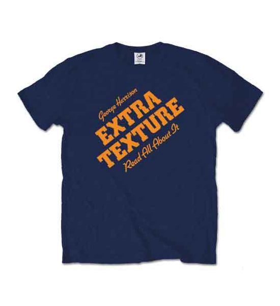 George Harrison: Extra Texture - Navy Blue T-Shirt