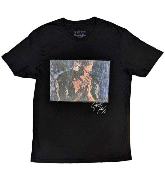 George Michael: Film Still - Black T-Shirt