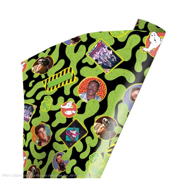 Ghostbusters: Retro Cheese Wrapping Paper