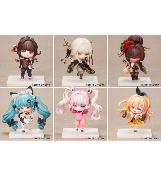 Goddess of Victory: Nikke SAC Series Mini Figures Chibi (10cm) 6-Pack Preorder