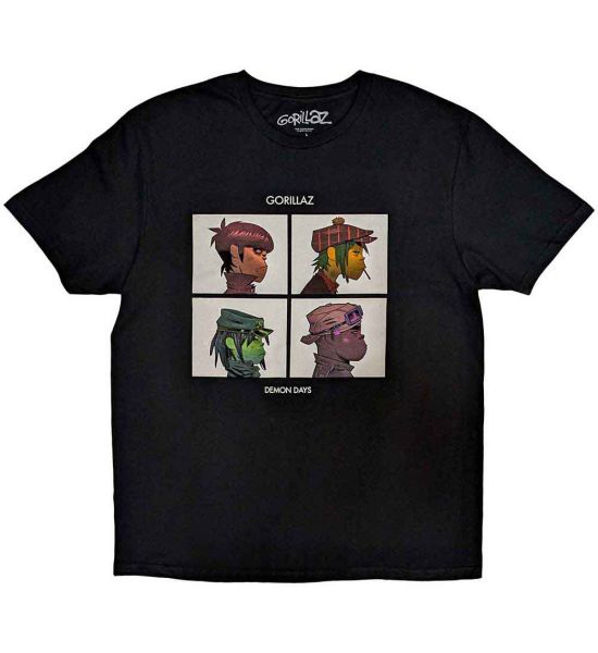 Gorillaz: Demon Days - Black T-Shirt