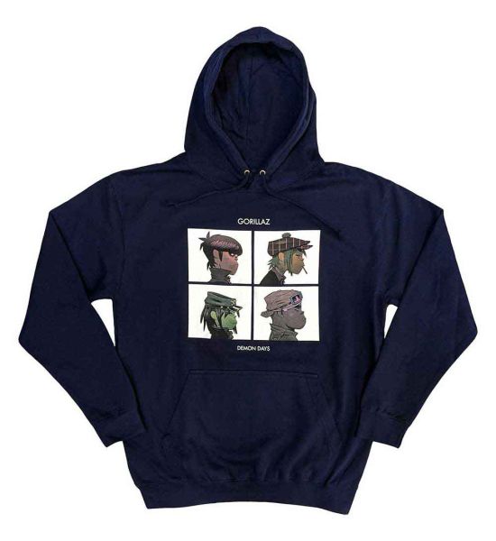 Gorillaz: Demon Days - Navy Blue Pullover Hoodie