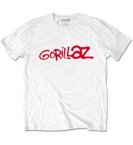 Gorillaz: Logo - White T-Shirt