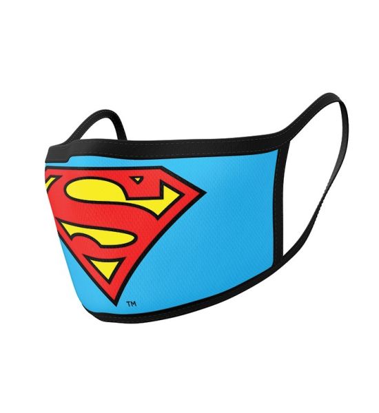 Superman: Logo Face Mask (Pack of 2)