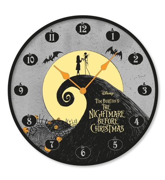 Nightmare Before Christmas: Jack & Sally Clock Preorder