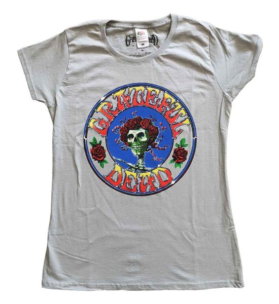 Grateful Dead: Bertha Circle Vintage Wash - Grey Ladies T-Shirt