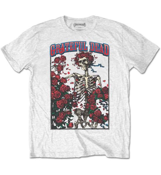 Grateful Dead: Bertha & Logo - White T-Shirt