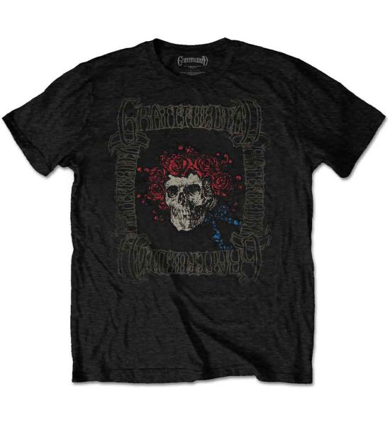 Grateful Dead: Bertha with Logo Box - Black T-Shirt