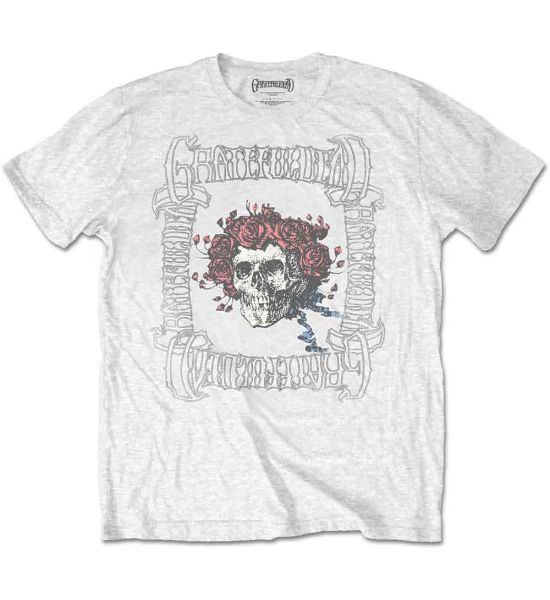 Grateful Dead: Bertha with Logo Box - White T-Shirt