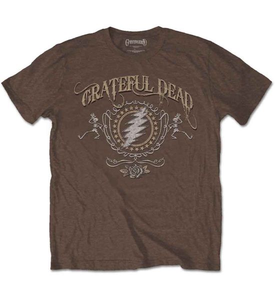 Grateful Dead: Bolt - Brown T-Shirt