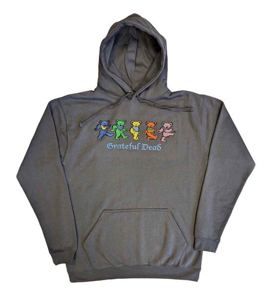 Grateful Dead: Dancing Bears - Grey Pullover Hoodie