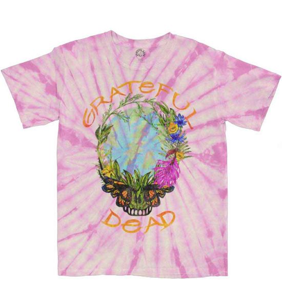 Grateful Dead: Forest Dead (Dye Wash) - Pink T-Shirt