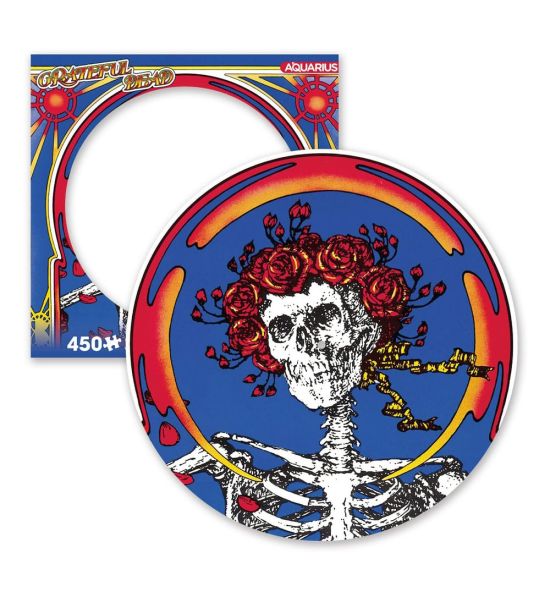 Grateful Dead: Skull & Roses 450 Piece Picture Disc Jigsaw Puzzle Preorder