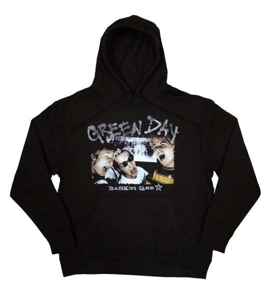 Green Day: Basket Case Star - Black Pullover Hoodie