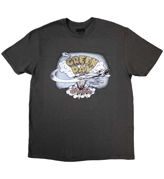 Green Day: Dookie Vintage - Grey T-Shirt