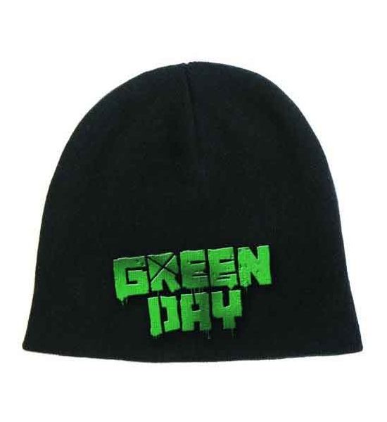 Green Day: Logo - Black Beanie Hat