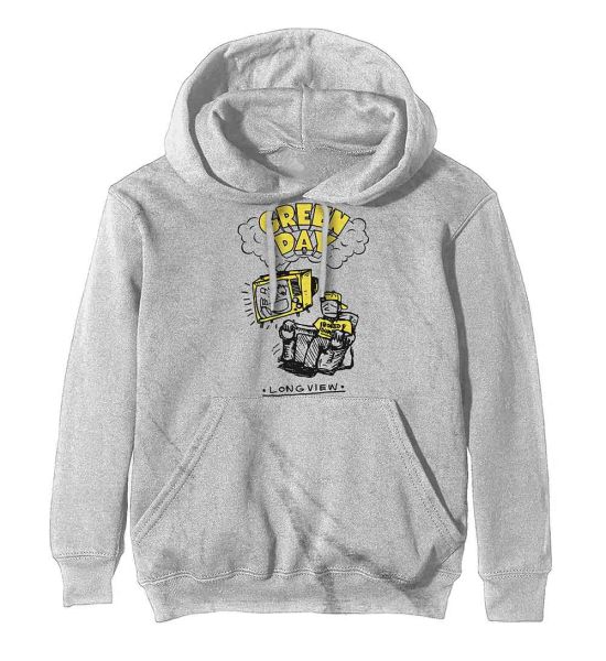 Green Day: Longview Doodle - Off White Pullover Hoodie