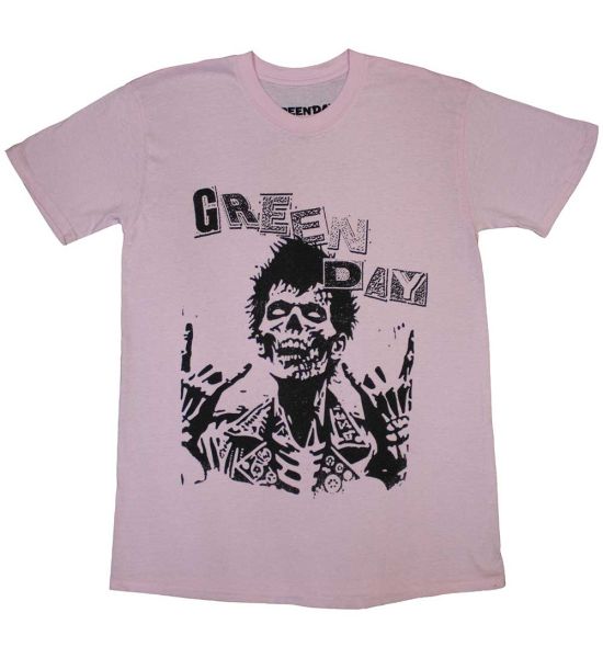 Green Day: Savior Zombie - Pink T-Shirt