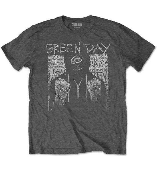 Green Day: Ski Mask - Charcoal Grey T-Shirt