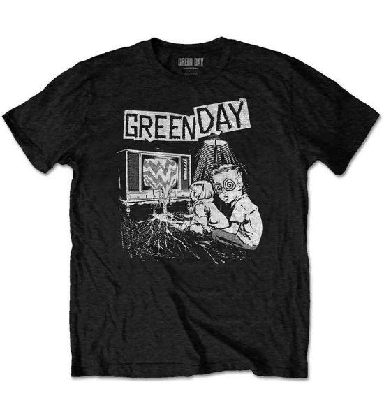 Green Day: TV Wasteland - Black T-Shirt