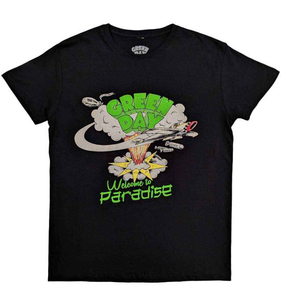 Green Day: Welcome to Paradise - Black T-Shirt