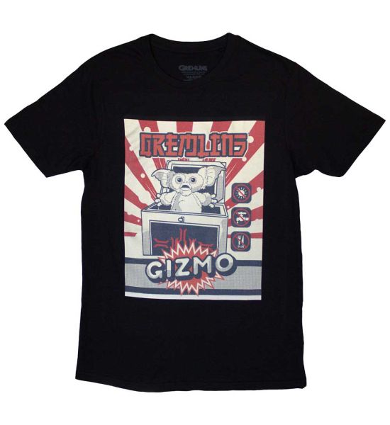 Gremlins: Gizmo Japanese Advert - Black T-Shirt