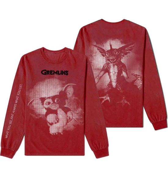 Gremlins: Graphic - Red Long Sleeve T-Shirt