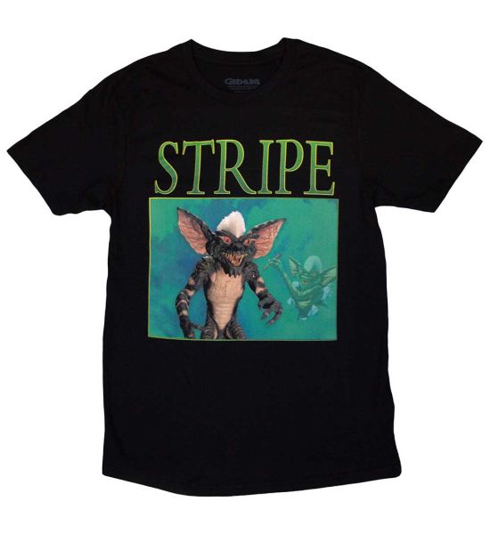 Gremlins: Stripe Homage - Black T-Shirt