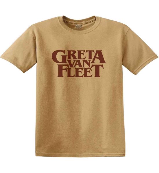 Greta Van Fleet: Logo - Old Gold T-Shirt