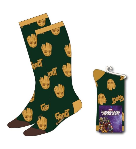 Guardians of the Galaxy: Groot's Face Socks (38-45) Preorder