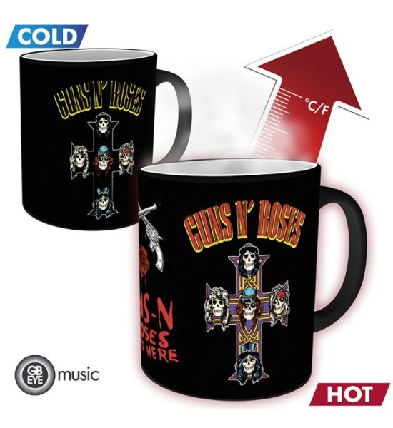 Guns N Roses: Cross Heat Change Mug (320ml) Preorder