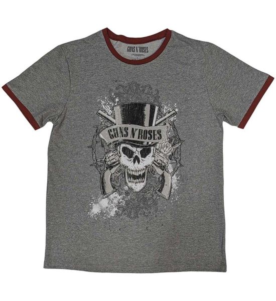 Guns N' Roses: Faded Skull - Grey T-Shirt