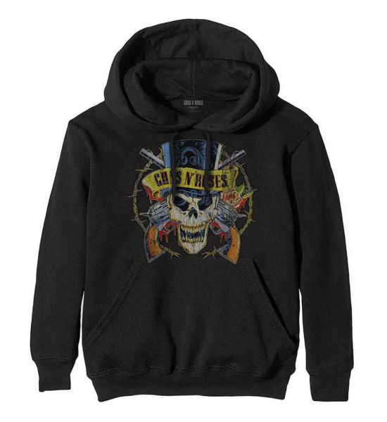 Guns N' Roses: Top Hat - Black Pullover Hoodie