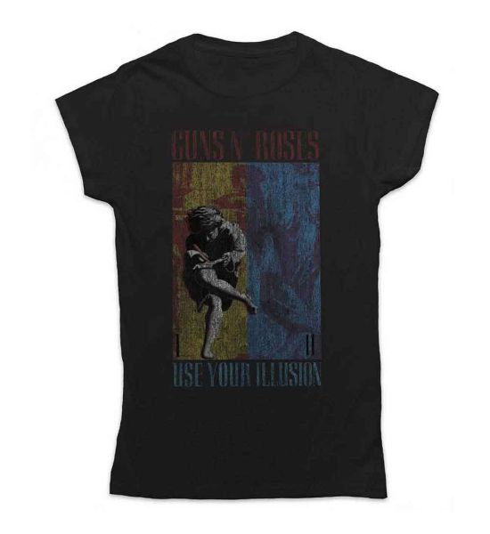 Guns N' Roses: Use Your Illusion - Ladies Black T-Shirt